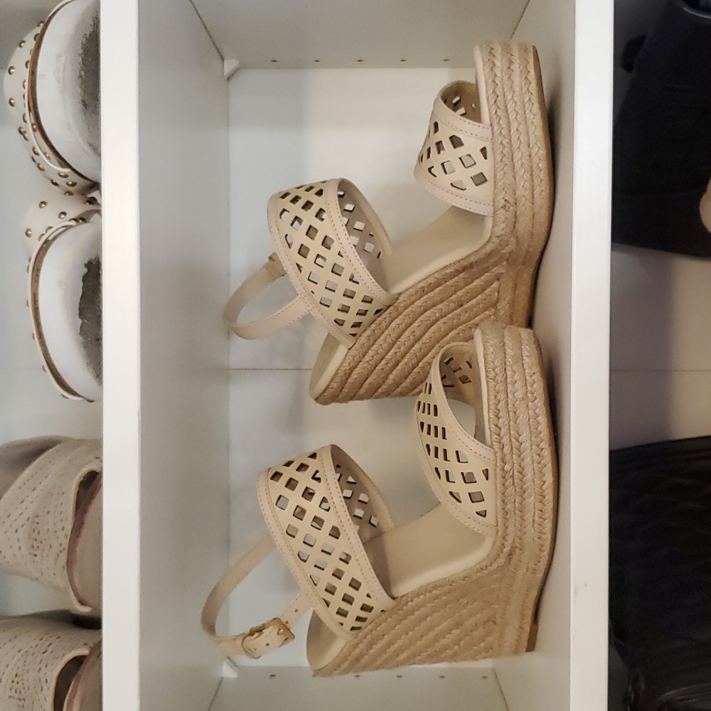 Tory Burch wedge sandals size 9.5